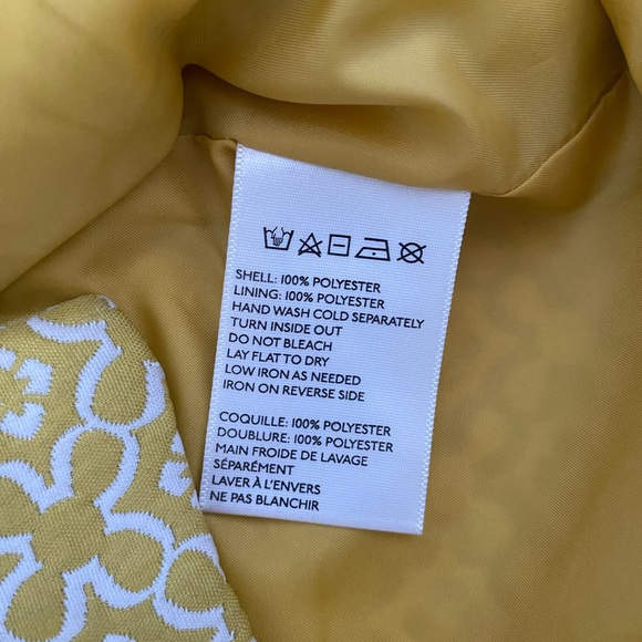 Urban Outfitters Coincidence & Chance Yellow Brocade Mini Skirt - Picture 7 of 8